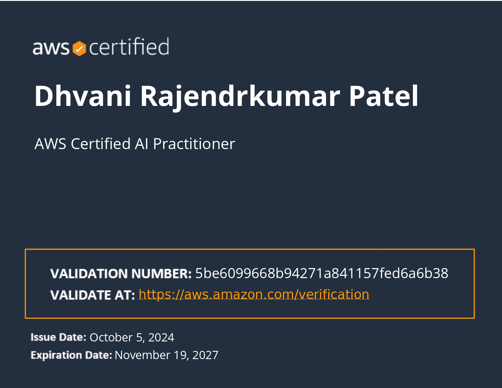 AWS Certified AI Practitioner